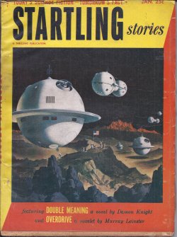 STARTLING (DAMON KNIGHT; MURRAY LEINSTER; JAMES E. GUNN; KENDALL FOSTER CROSSEN; ROGER DEE; ISAAC ASIMOV; JACK LEWIS; JACK VANCE) - Startling Stories: January, Jan. 1953