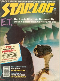 STARLOG - Starlog: #63; October, Oct. 1982