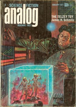 ANALOG (JAMES H. SCHMITZ; JACK WODHAMS; TAK HALLUS - AKA STEPHEN ROBINETT; M. R. ANVER; GORDON R. DICKSON) - Analog Science Fiction/ Science Fact: January, Jan. 1971 (