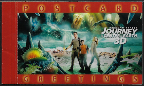 VERNE, JULES (BASED ON STORY BY) - Journey to the Center of the Earth 3d: Postcard Greetings