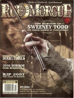 RUE MORGUE - Rue Morgue: January, Jan. / February, Feb. 2008, #75