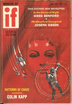 IF (GREG BENFORD; JOSEPH GREEN; COLIN KAPP; DAVID MAGIL; LEE KILLOUGH; J. W. SCHUTZ) - If Worlds of Science Fiction: June 1972 (