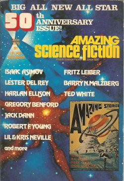 AMAZING (ISAAC ASIMOV; LESTER DEL REY; HARLAN ELLISON; BARRY N. MALZBERG; TED WHITE; ROBERT F. YOUNG; LIL & KRIS NEVILLE; FRITZ LEIBER; JACK DANN; ALFRED BESTER; DARRELL SCHWEITZER; GREGORY BENFORD) - Amazing Science Fiction: June 1976