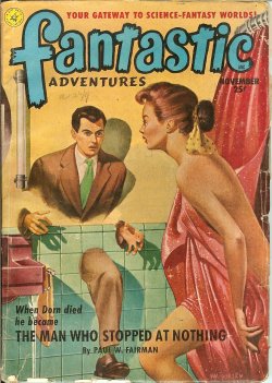 FANTASTIC ADVENTURES (PAUL W. FAIRMAN; STEPHEN MARLOWE; CHESTER S. GEIER; DALLAS ROSS; WALLACE UMPHREY; ROG PHILLIPS) - Fantastic Adventures: November, Nov. 1951