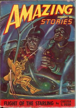 AMAZING (CHESTER S. GEIER; ROG PHILLIPS; DON WILCOX; OGE-MAKE; RICHARD S. SHAVER) - Amazing Stories: January, Jan. 1948
