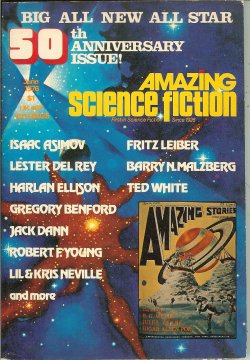 AMAZING (ISAAC ASIMOV; LESTER DEL REY; HARLAN ELLISON; BARRY N. MALZBERG; TED WHITE; ROBERT F. YOUNG; LIL & KRIS NEVILLE; FRITZ LEIBER; JACK DANN; ALFRED BESTER; DARRELL SCHWEITZER; GREGORY BENFORD) - Amazing Science Fiction: June 1976