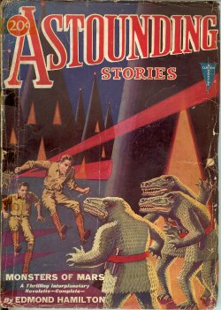 ASTOUNDING (EDMOND HAMILTON; RAY CUMMINGS; TOM CURRY; PAUL ERNST; ANTHONY GILMORE - AKA DESMOND W. HALL & HARRY BATES; JACK WILLIAMSON; SEWELL PEASLEE WRIGHT) - Astounding Stories: April, Apr. 1931 (