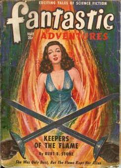 FANTASTIC ADVENTURES (BURT B. STONE; LEE FRANCIS; ALEXANDER BLADE; R. K. DIRK; PETER WORTH; CHARLES RECOUR) - Fantastic Adventures: May 1949