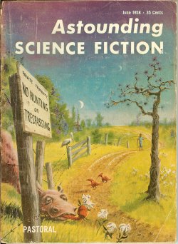 ASTOUNDING (ROBERT SILVERBERG; STANLEY MULLEN; RANDALL GARRETT; THEODORE L. THOMAS; HUGH B. BROUS, JR.; HAL CLEMENT) - Astounding Science Fiction: June 1958 (