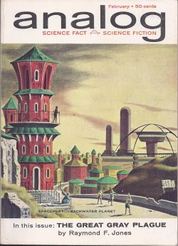 ANALOG (RAYMOND F. JONES; SAM & JANET ARGO; J. F. BONE; NEIL GOBLE) - Analog Science Fact & Science Fiction: February, Feb. 1962