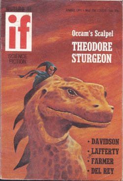 IF (THEODORE STURGEON; JAMES A. GOTAAS; PHILIP JOSE FARMER; AVRAM DAVIDSON; R. A. LAFFERTY) - If Worlds of Science Fiction: July - August, Aug. 1971 (
