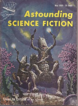 ASTOUNDING (HAL CLEMENT; CHARLES V. DE VET; GORDON R. DICKSON; FRANK HERBERT; STANLEY MULLEN; JOHN RACKHAM) - Astounding Science Fiction: May 1958 (