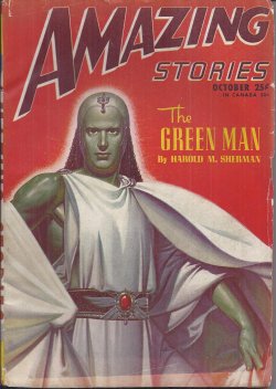 AMAZING (HAROLD M. SHERMAN; GEORGE TASHMAN; CHESTER S. GEIER; MILLEN COOKE) - Amazing Stories: October, Oct. 1946 (