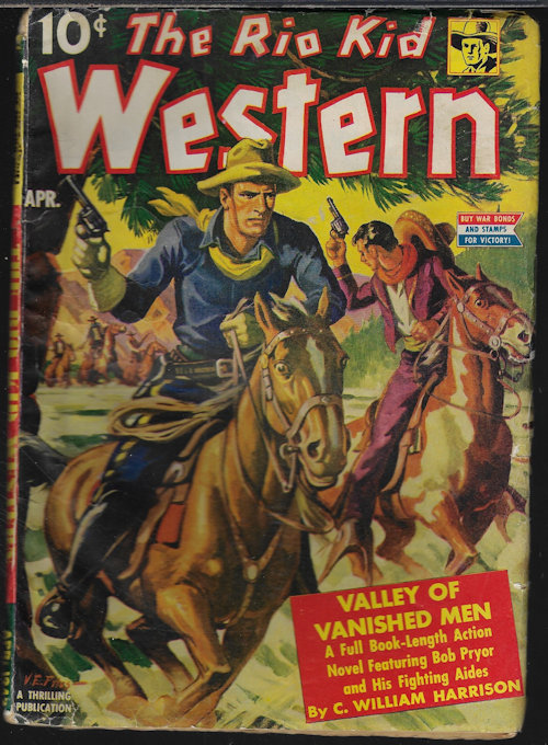 RIO KID WESTERN (C. WILLIAM HARRISON; TEX MUMFORD; GUNNISON STEELE; FOGHORN CLANCY)) - The Rio Kid Western: April, Apr. 1943 (