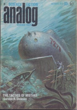 ANALOG (GORDON R. DICKSON; KATHERINE MACLEAN; JOHN DALMAS; BOB SHAW; LAWRENCE A. PERKINS) - Analog Science Fiction/ Science Fact: October, Oct. 1970 (