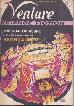 VENTURE (KEITH LAUMER; V{ONDA}. N. MCINTYRE; RON GOULART; ROBERT TOOMEY; GRENDEL BRIARTON - AKA R. BRETNOR) - Venture Science Fiction: February, Feb. 1970 (