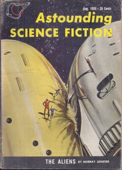 ASTOUNDING (MURRAY LEINSTER; A. BERTRAM CHANDLER; GEORGE WHITLEY; RANDALL GARRETT; ANNE WALKER; THEODORE L. THOMAS; KENNETH JOHNS) - Astounding Science Fiction: August, Aug. 1959
