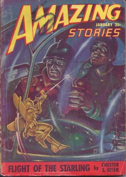 AMAZING (CHESTER S. GEIER; ROG PHILLIPS; DON WILCOX; OGE-MAKE; RICHARD S. SHAVER) - Amazing Stories: January, Jan. 1948