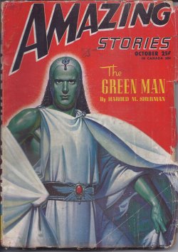 AMAZING (HAROLD M. SHERMAN; GEORGE TASHMAN; CHESTER S. GEIER; MILLEN COOKE) - Amazing Stories: October, Oct. 1946 (