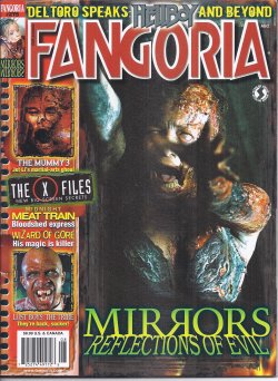 FANGORIA - Fangoria #275, August, Aug. 2008 (the Mummy 3; the X Files; Midnight Meat Train; Hellboy II)