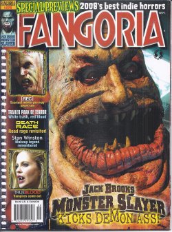 FANGORIA - Fangoria #276, September, Sept. 2008 (Jack Brooks Monster Slayer; [Rec]; Death Race; True Blood)