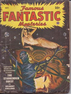 FAMOUS FANTASTIC MYSTERIES (GILBERT COLLINS) - Famous Fantastic Mysteries: October, Oct. 1949 (