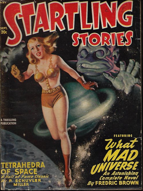 STARTLING (FREDRIC BROWN; P. SCHUYLER MILLER; DOROTHY & JOHN DE COURCY; JOHN D. MACDONALD; JACK VANCE) - Startling Stories: September, Sept. 1948 (