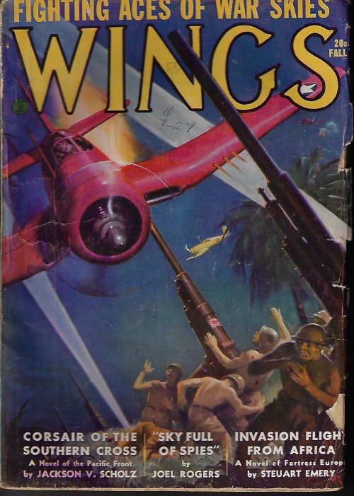 WINGS (STEUART M. EMERY; JACKSON SHOLZ; MACARTHUR'S MEN; WILLIAM PORTER; MARK MACKIE; JOEL TOWNSLEY ROGERS) - Wings Fighting Aces of War Skies: Fall 1943