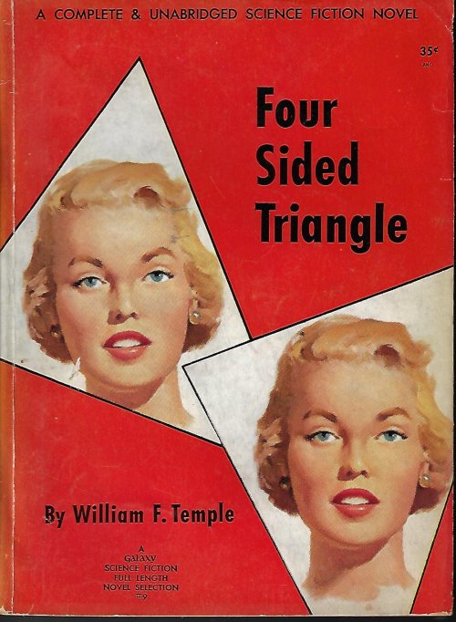 TEMPLE, WILLIAM F. - Four Sided Triangle: Galaxy Science Fiction Novel # 9