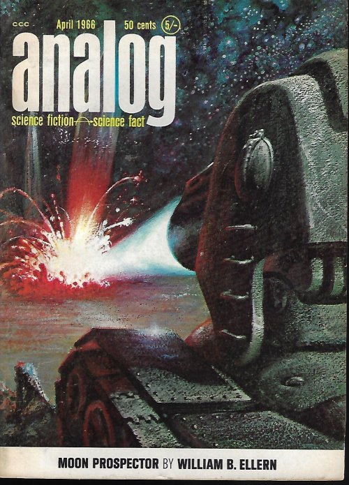 ANALOG (WILLIAM B. ELLERN; ROBIN S. SCOTT; POUL ANDERSON; RAYMOND F. JONES; LEE CORREY) - Analog Science Fiction/ Science Fact: April, Apr. 1966