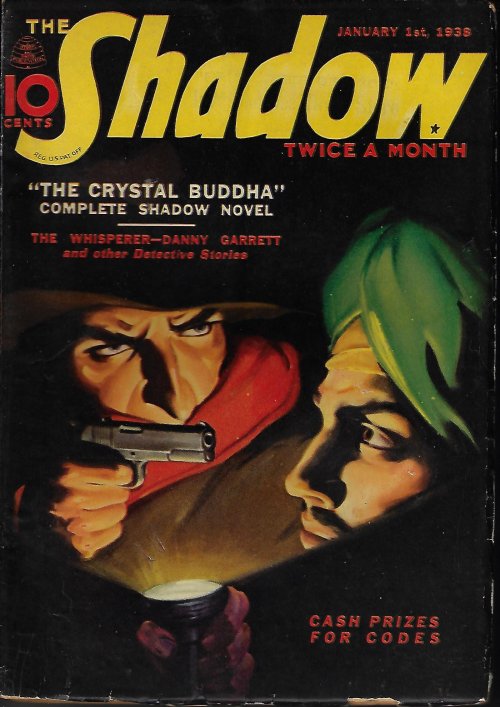 SHADOW (MAXWELL GRANT; STEVE FISHER; HARRY LYSING; CLIFFORD GOODRICH; DEAN CALLAHAN; RUSSELL HALE; MILTON BURNS) - The Shadow: January, Jan. 1, 1938 (