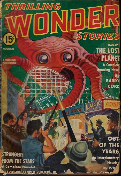 THRILLING WONDER (BARRY CORD; FREDERIC ARNOLD KUMMER, JR.; IVAN SAMDROF; ROBERT ARTHUR; ARTHUR K. BARNES; WILLIAM MORRISON; MALCOLM JAMESON) - Thrilling Wonder Stories: March, Mar. 1941