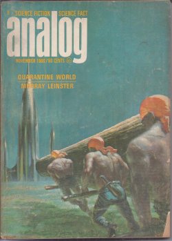 ANALOG (MURRAY LEINSTER; RANDALL GARRETT; CHRISTOPHER ANVIL; STEWART ROBB) - Analog Science Fiction/ Science Fact: November, Nov. 1966