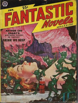FANTASTIC NOVELS (ARTHUR LEO ZAGAT; H. P. LOVECRAFT; STANTON A. COBLENTZ) - Fantastic Novels: January, Jan. 1951