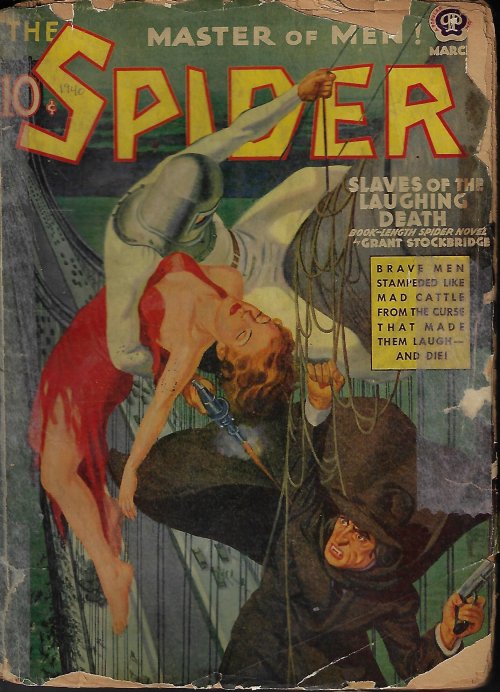 SPIDER (GRANT STOCKBRIDGE; WAYNE ROGERS; COSTA CAROUSSO) - The Spider, Master of Men!: March, Mar. 1940 (