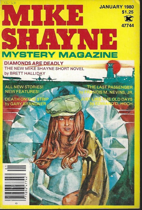 MIKE SHAYNE MYSTERY (BRETT HALLIDAY; GARY BRANDNER; FRANCIS M. NEVINS, JR.; EDWARD D. HOCH; JON L. BREEN; REX & ELIZABETH LEVIE; SUSAN SZAFRANSKI; JOHN BALL) - Mike Shayne Mystery Magazine: January, Jan. 1980