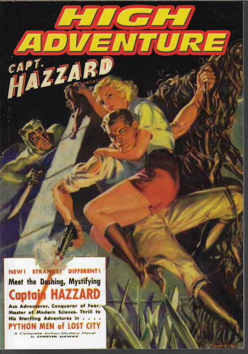 HIGH ADVENTURE (JOHN GUNNISON, EDITOR)(CHESTER HAWKS; CLINT DOUGLAS; CLIFF HOWE; RALPH POWERS; ALFRED BESTER; GUNNISON STEELE) - High Adventure No. 72 (Captain Hazzard)