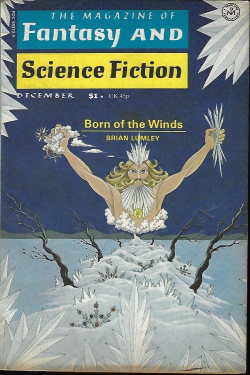 F&SF (JOHN VARLEY; BRIAN LUMLEY; MEL GILDEN; CHARLES W. RUNYON; C. L. GRANT; PAMELA SARGENT; ROBERT F. YOUNG) - The Magazine of Fantasy and Science Fiction (F&Sf): December, Dec. 1975