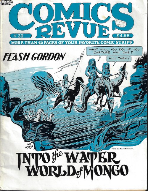 COMICS REVIEW - Comics Revue #39, 1989 (Flash Gordon; Bloom County; Steve Canyon; More)