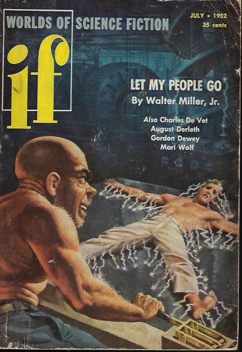 IF (MILTON LESSER; CHARLES V. DEVET; S. A. LOMBINO - AKA EVAN HUNTER; WALTER MILLER, JR.; JOHN W. JAKES; STEPHEN MARLOWE - AKA LESSER; BRYCE WALTON; ALVIN HEINER; JAMES V. TAURASI; EZRA SHOW) - If; Worlds of Science Fiction: May 1952