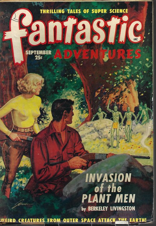 FANTASTIC ADVENTURES (ROBERT MOORE WILLIAMS; ROG PHILIPS) - Fantastic Adventures: September, Sept. 1949