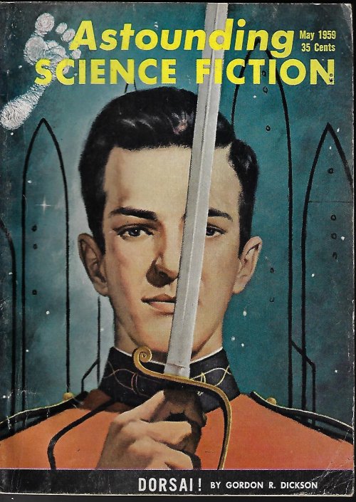ASTOUNDING (GORDON DICKSON; FRANK HERBERT; DAVID GORDON - AKA RANDALL GARRETT; LARRY M. HARRIS - AKA LAURENCE JANIFER; ROGER KUYKENDALL; GEORGE O. SMITH; PHILIP LATHAM - AKA ROBERT S. RICHARDSON) - Astounding Science Fiction: May 1959 (