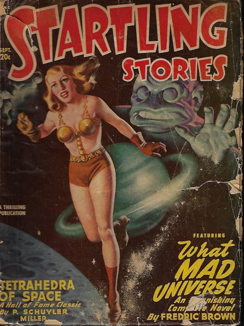 STARTLING (FREDRIC BROWN; P. SCHUYLER MILLER; DOROTHY & JOHN DE COURCY; JOHN D. MACDONALD; JACK VANCE) - Startling Stories: September, Sept. 1948 (