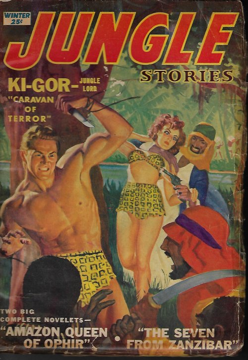 JUNGLE STORIES (JOHN PETER DRUMMOND; HAMILTON CRAIGIE; RICHARD STOCKTON ULLERY; J. C. HUDSON; E. RICHARD ZOAR; J. G. WIILSON) - Jungle Stories: Winter 1952 - 1953
