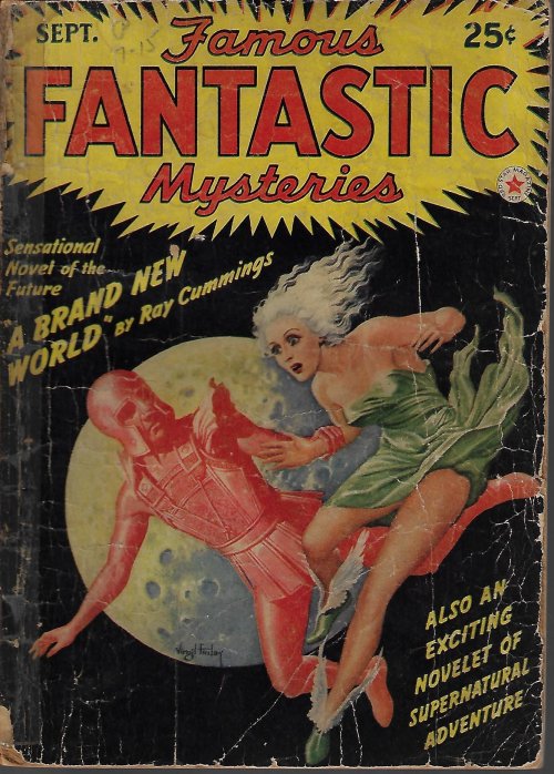FAMOUS FANTASTIC MYSTERIES (RAY CUMMINGS; TOD ROBBINS; GUY DE MAUPASSANT) - Famous Fantastic Mysteries: September, Sept. 1942 ( 