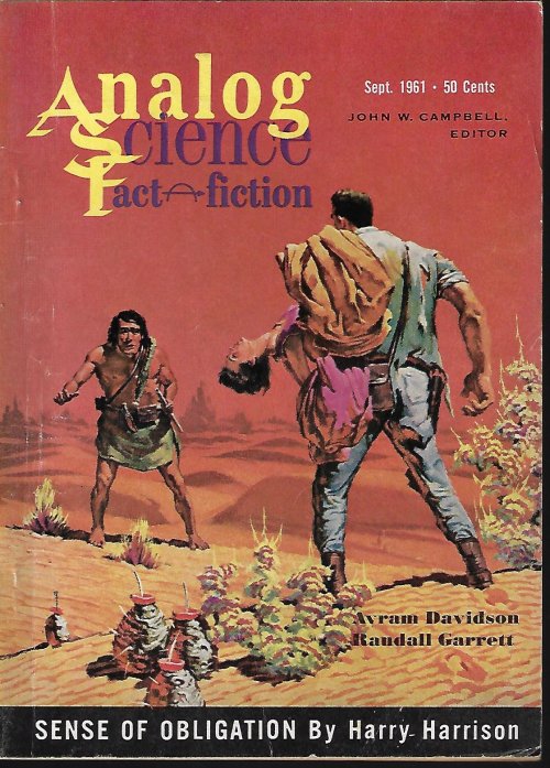 ANALOG (HARRY HARRISON; RANDALL GARRETT & AVRAM DAVIDSON; WALTER BUPP - AKA JOHN BERRYMAN; DONALD E. WESTLAKE; DARREL T. LANGART - AKA RANDALL GARRETT; H. C. DUDLEY) - Analog Science Fact & Fiction: September, Sept. 1961 (