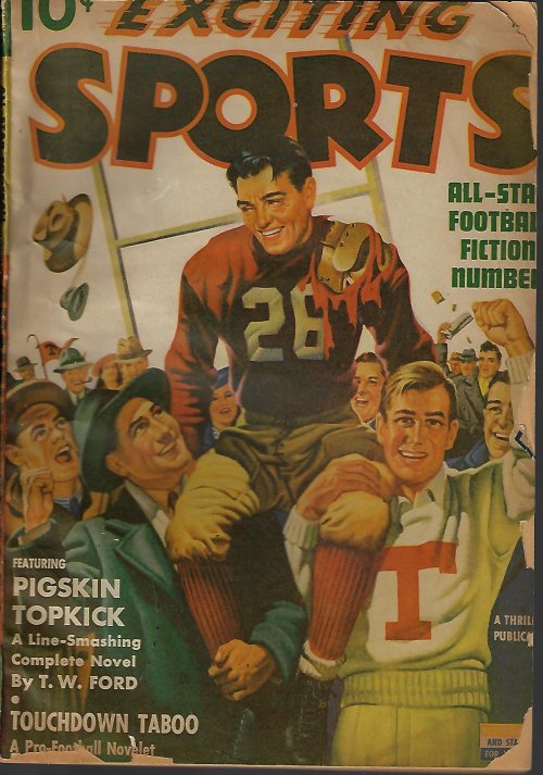 EXCITING SPORTS (T. W. FORD; C. PAUL JACKSON; JOHNSTON MCCULLEY; HENRY BELA BACHRACH; SAM MERWIN, JR.) - Exciting Sports: (December, Dec. ) Winter 1942 -1943