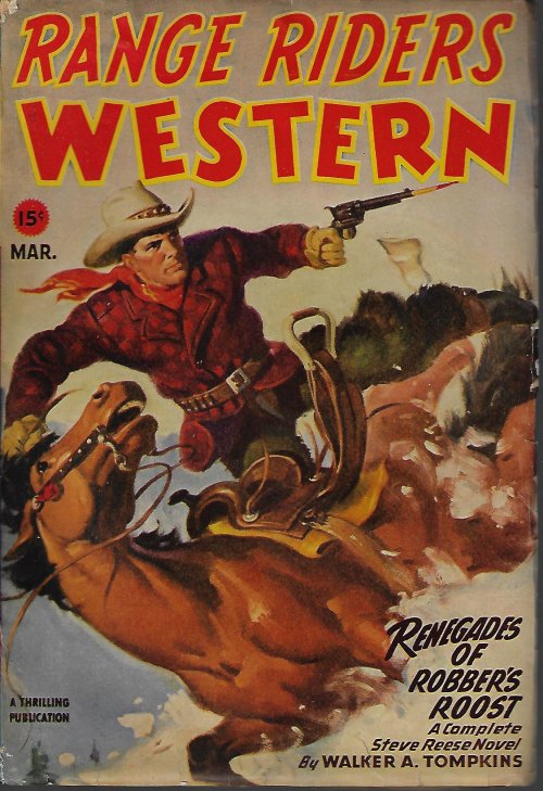 RANGE RIDERS WESTERN (WALKER A. TOMPKINS; LARRY HARRIS; HAROLD F. CRUICKSHANK; BARRY SCOBEE; SAMUEL MINES; CONRAD FEIGE) - Range Riders Western: March, Mar. 1947