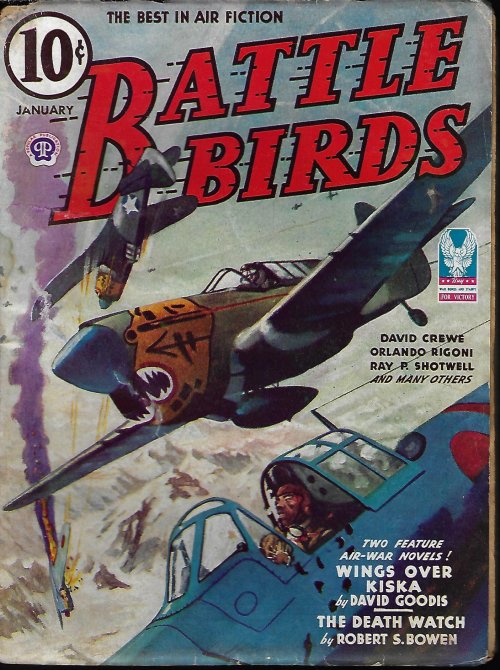 BATTLE BIRDS (DAVID CREWE; RAY P. SHOTWELL; ORLANDO RIGONI; DAVID GOODIS; LOGAN C. CLAYBOURNE; ROBERT SIDNEY BOWEN; LANCE KERMIT) - Battle Birds: January, Jan. 1944