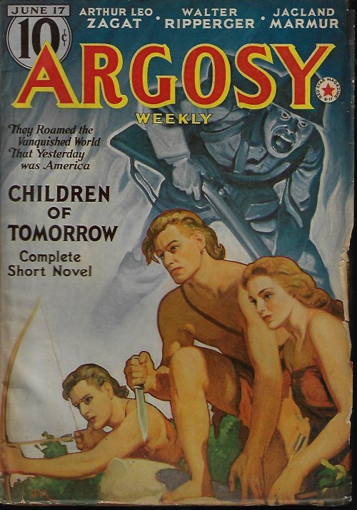 ARGOSY (ARTHUR LEO ZAGAT; JACLAND MARMUR; WALTER RIPPERGER; W. A. WINDAS; ROBERT W. COCHRAN; HOWARD RIGSBY; C. F. KEARNS; STOOKIE ALLEN; JOHN STROMBURG; ROBERT ARNET) - Argosy Weekly: June 17, 1939